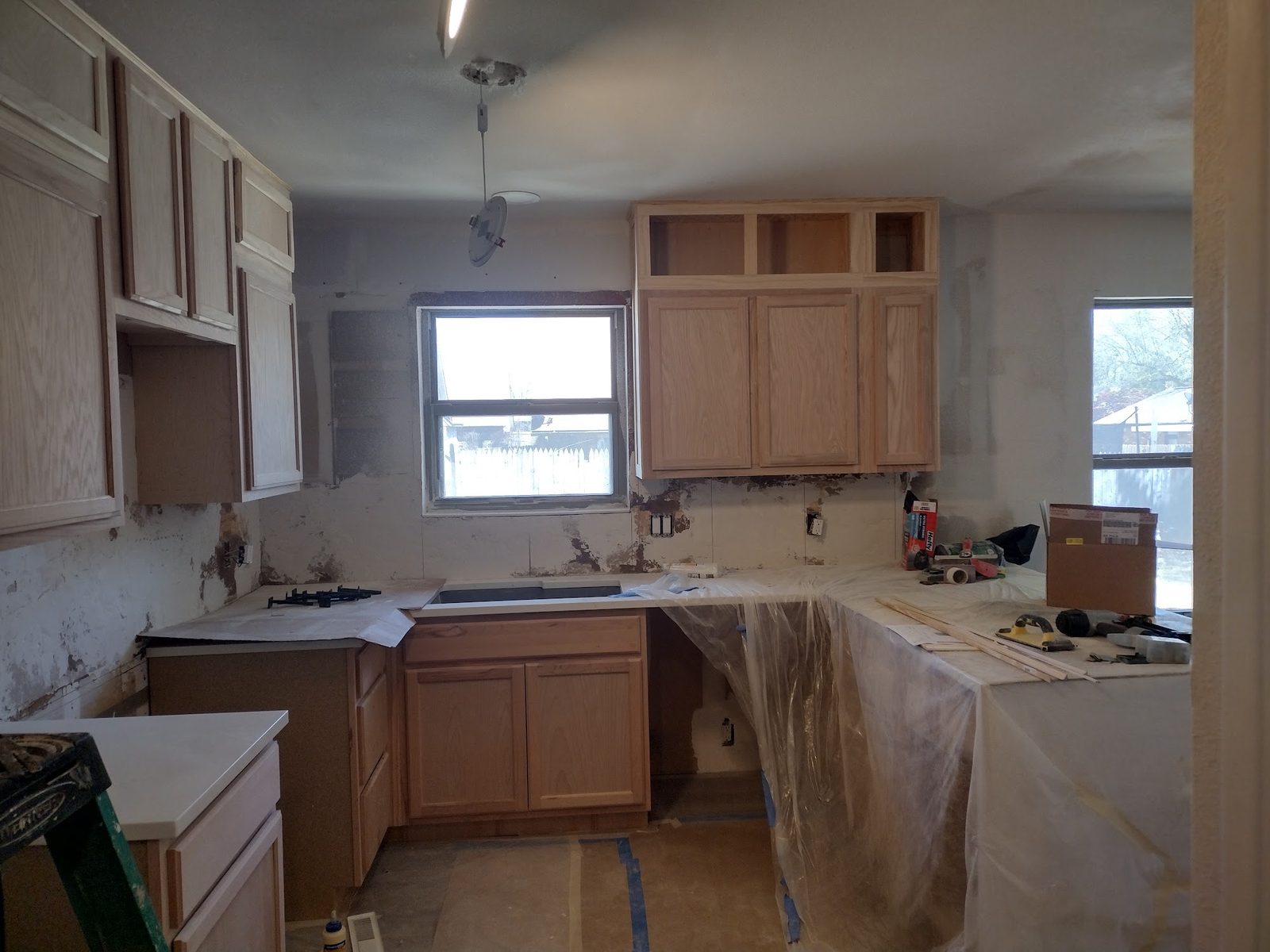 Kitchen remodel in progress